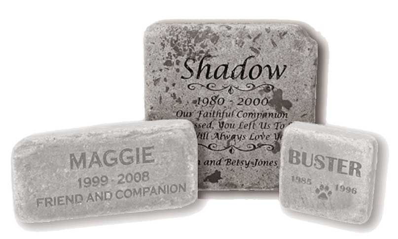 12x12 tribute stone with inscription